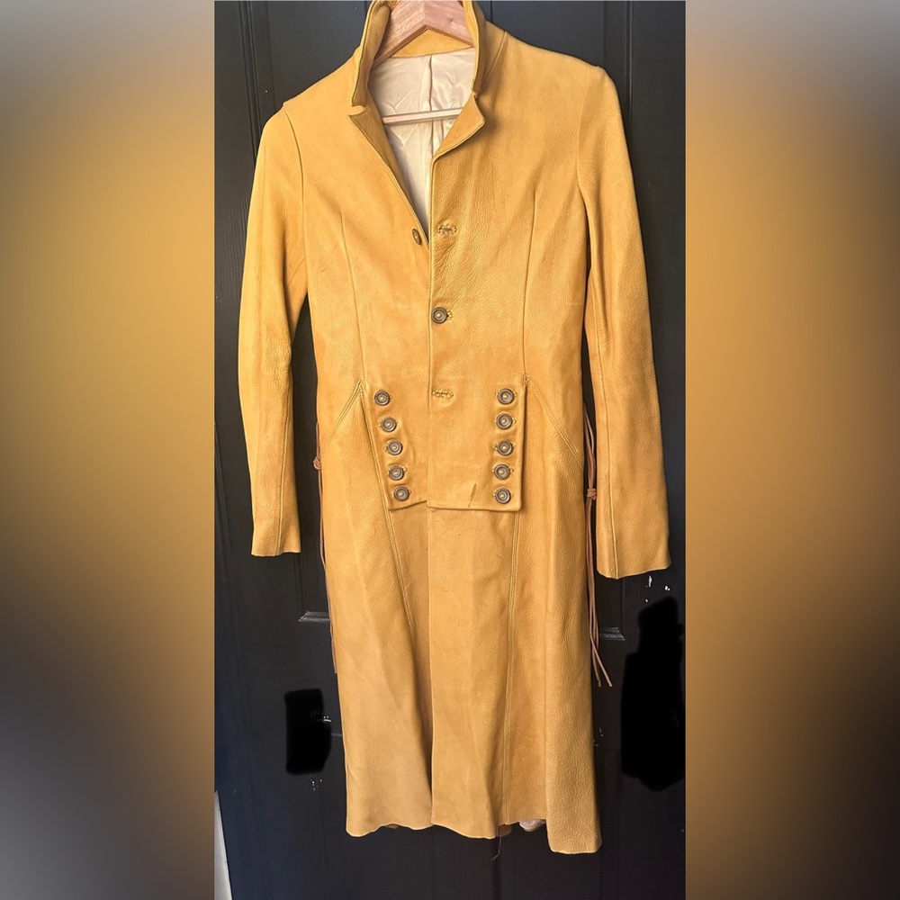 Henry Duarte deerskin custom Leather Coat